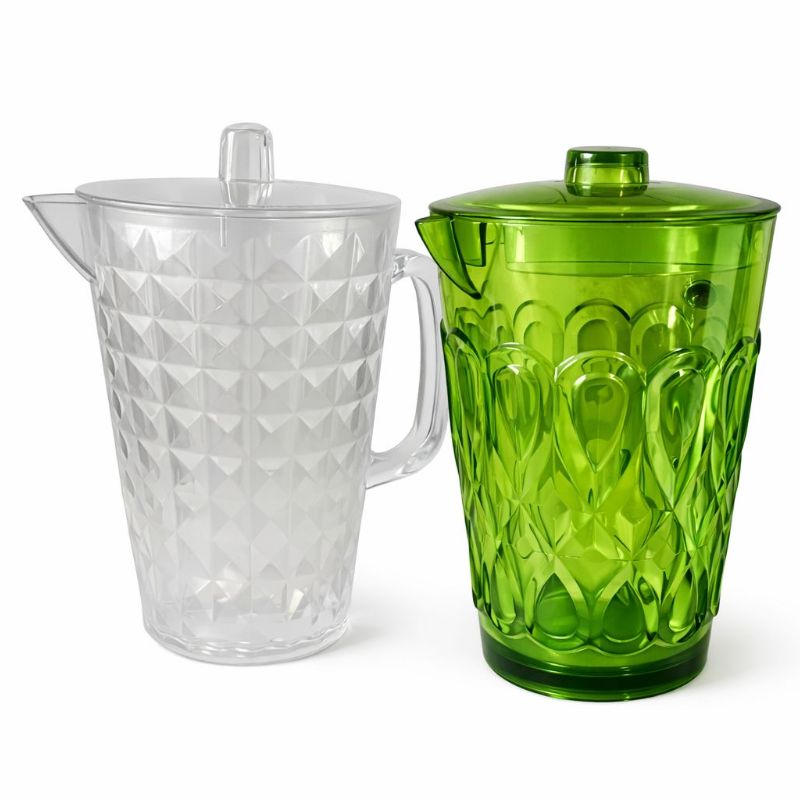 Caraffa plastica trasparente