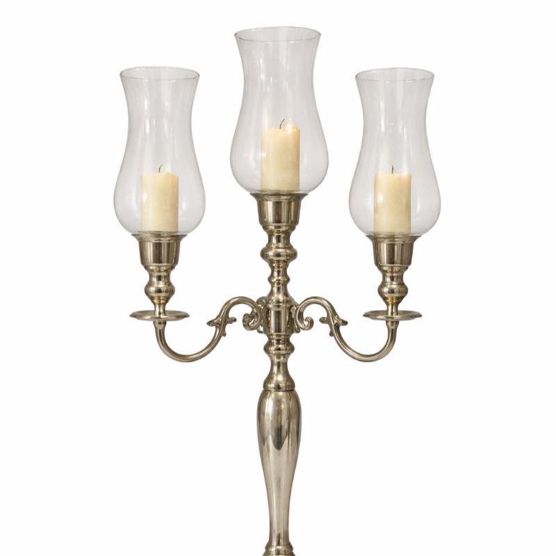 Candelabro argento 5 candele