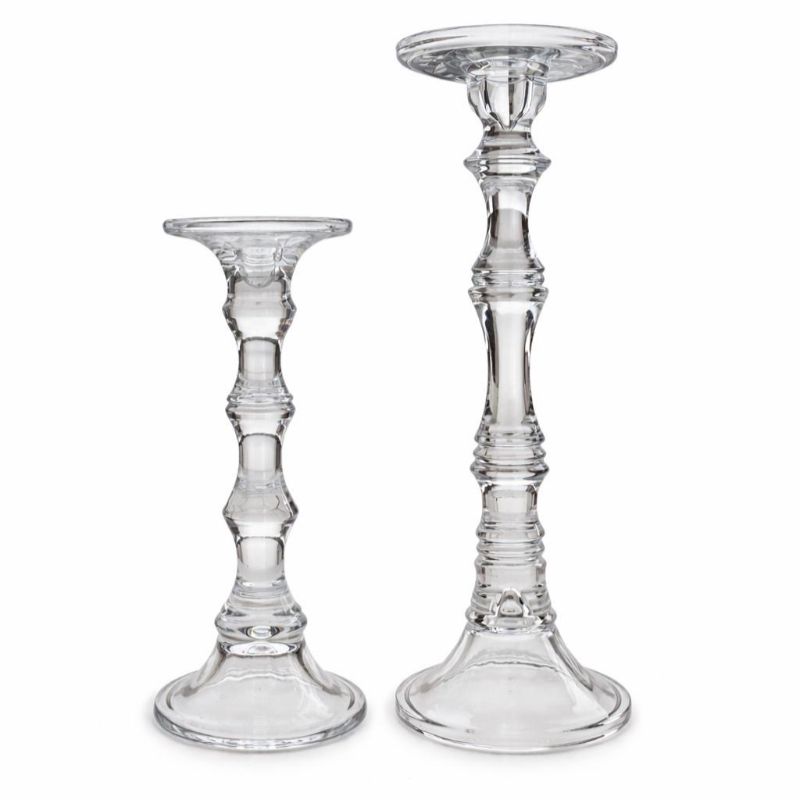 Candelabro vetro singolo