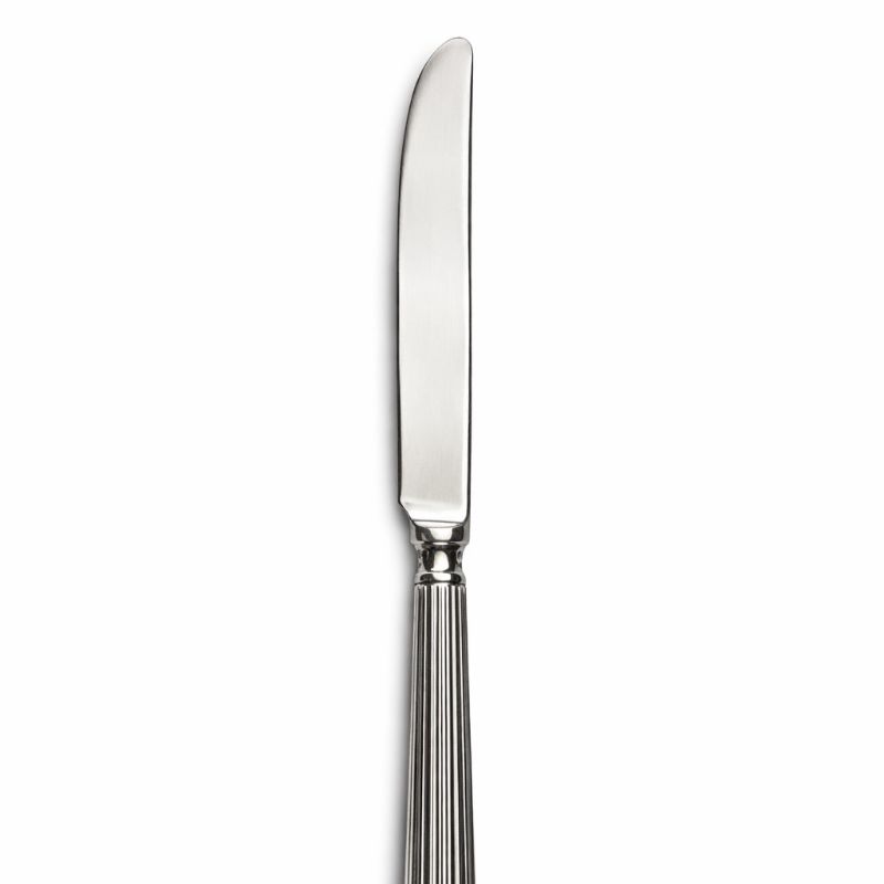 Coltellino acciaio stelo a righe