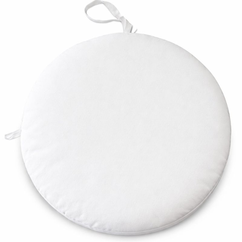 Cuscino bianco rotondo