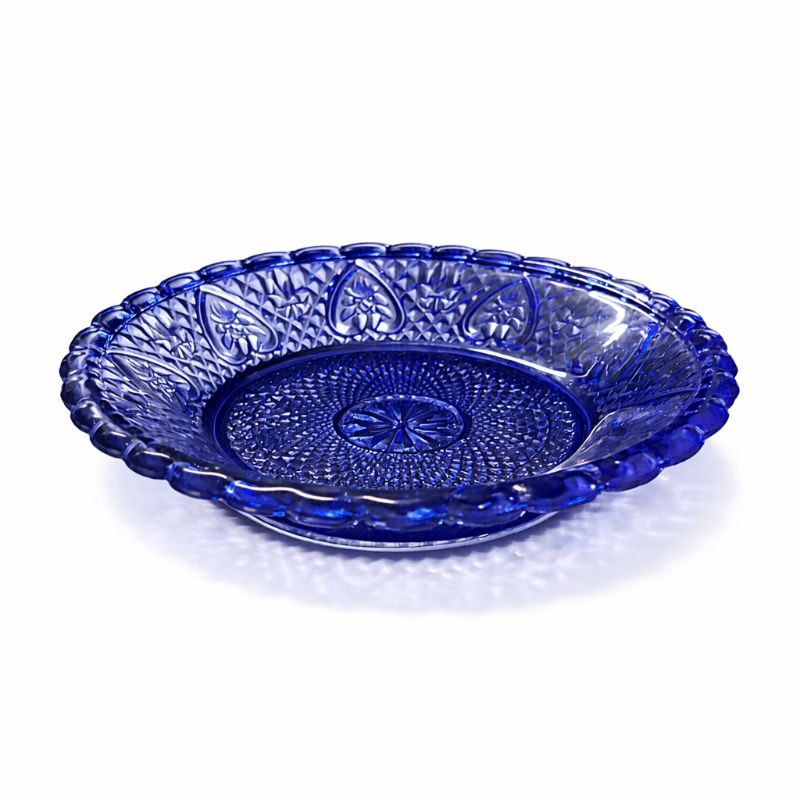 Piattino blu Cuori