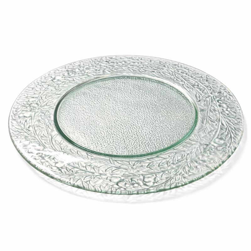 Sottopiatto vetro verde