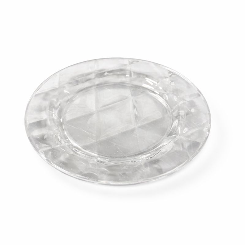 Piattino pane vetro scacchi