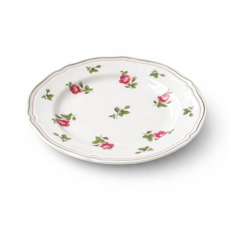 Piattino dessert porcellana Rose